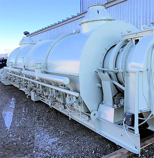 Lochhead Haggerty 0.9m X 9.1m Carbon Reactivation Kiln)